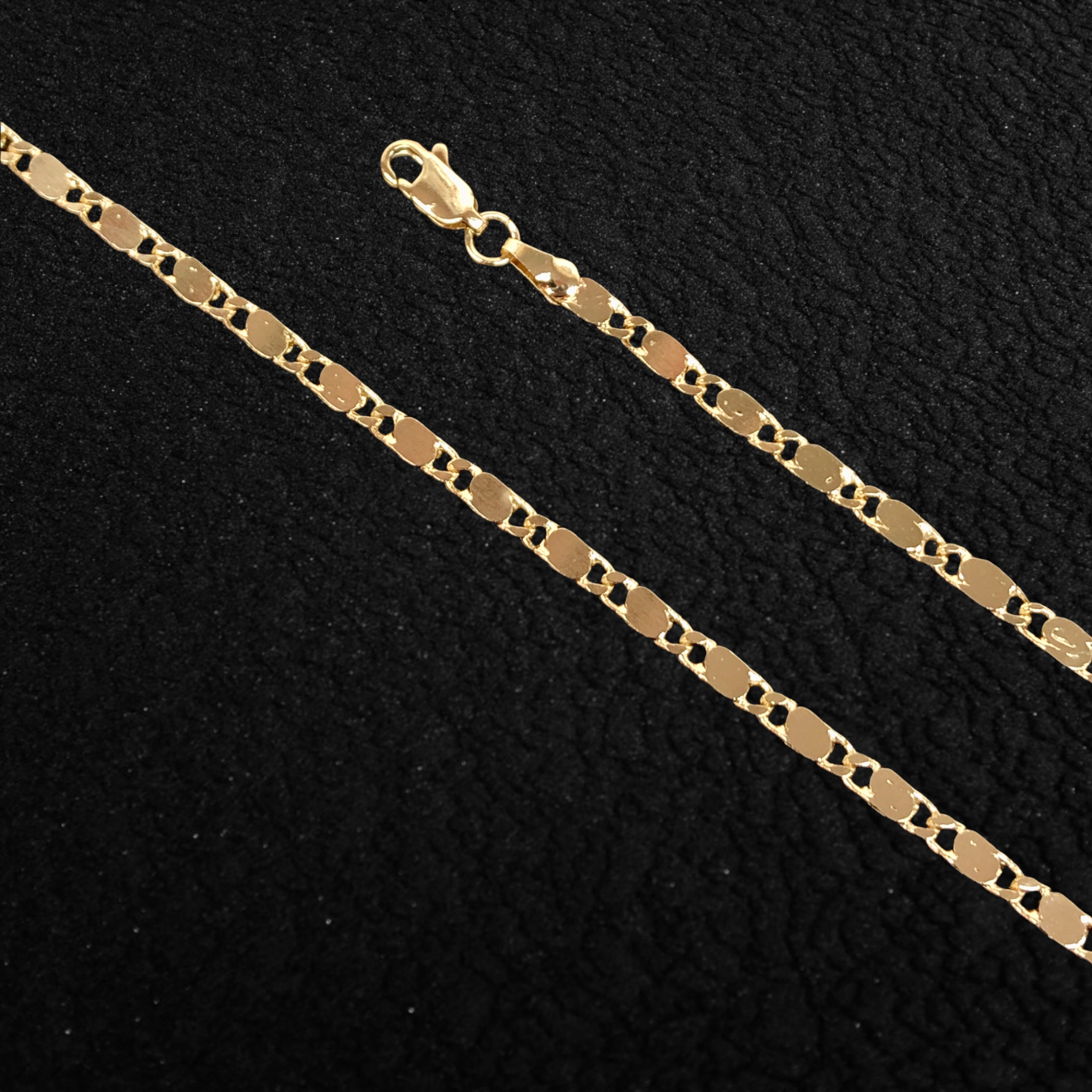 18K Gold Filled 3mm Mirror Chain (Pack of 6)