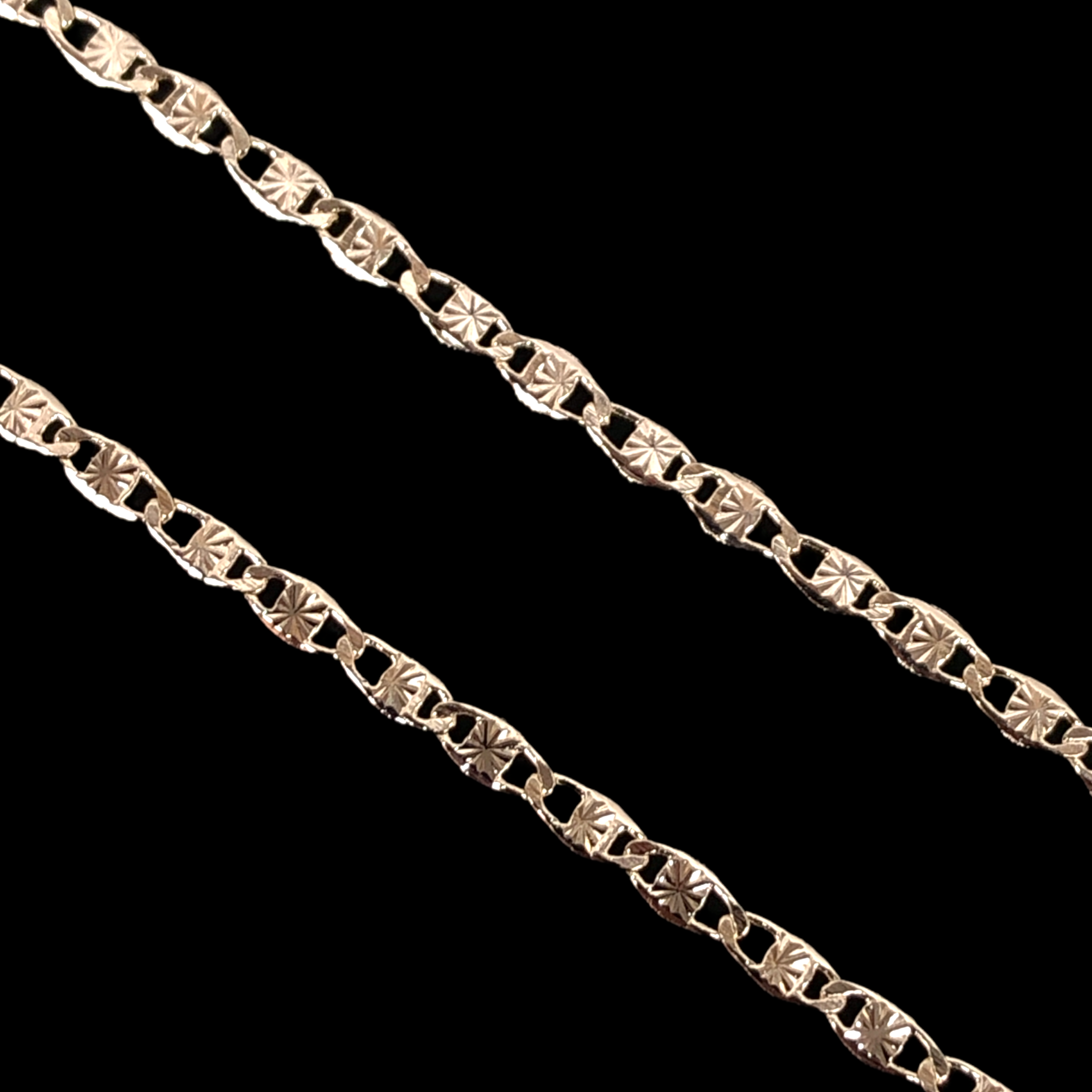 18K Gold Filled 2.5mm Criss Cut Valentino Chain (Pack of 6)